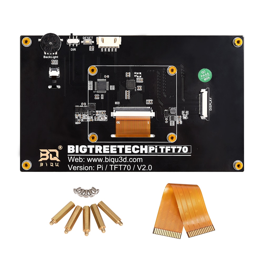 BIGTREETECH BTT PITFT50 V2.0 TFT43 TFT70 DSI Capacitive Touch Screen Raspberry Pi LCD Display 3D Printer Parts For Octopus Board