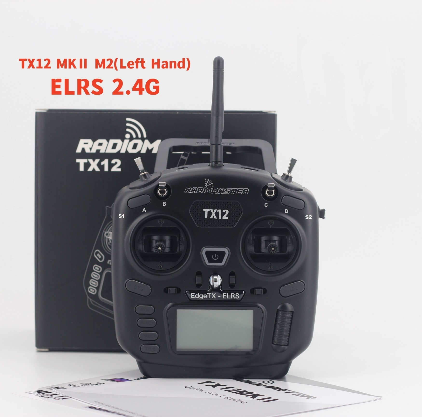 RadioMaster TX12 MK II ELRS / CC2500 EdgeTX Multi-Module Compatible Digital Radio Transmitter TBS CROSSFIRE MICRO TX Controller