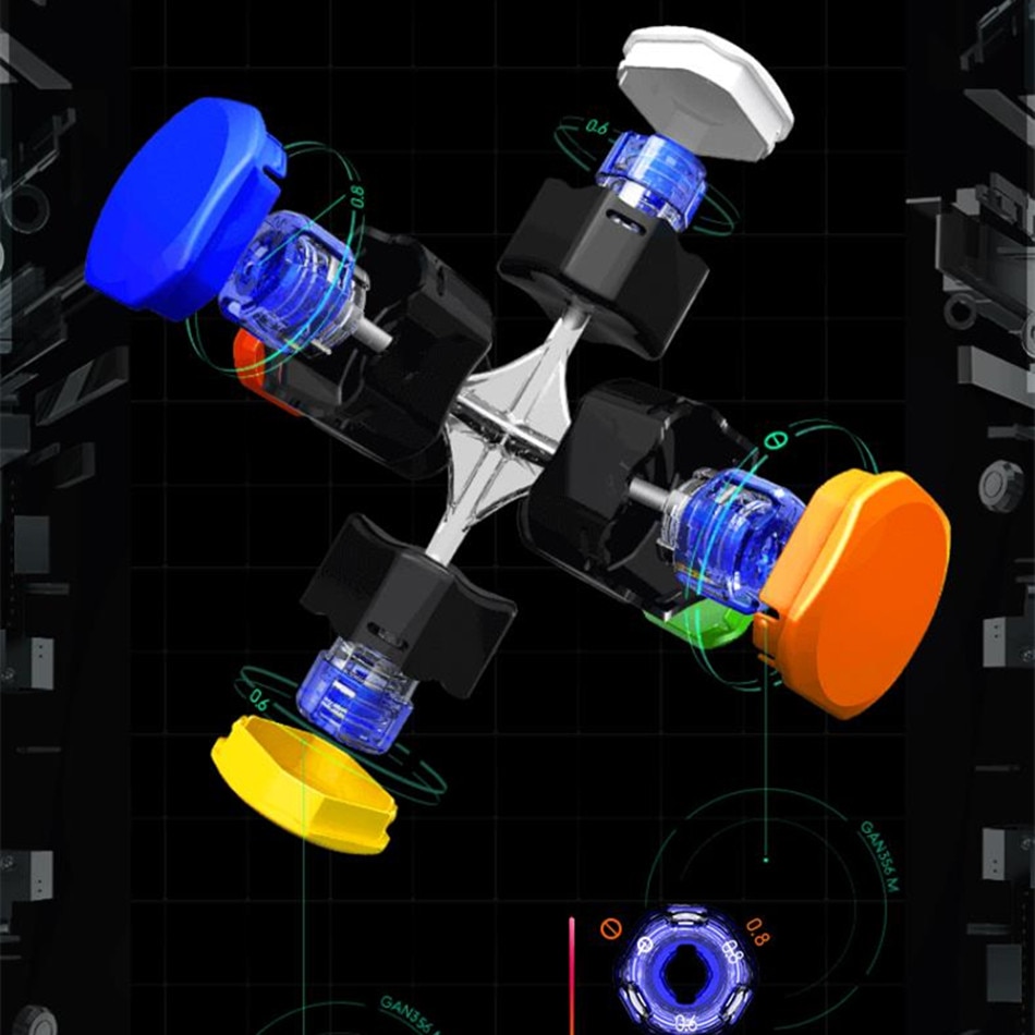 [Picube] Original GAN356 M 3x3x3 Magnetic Magic Cube 3x3 Speed GAN356M Puzzle GAN 356 M GES Magico cubo gancube Professional Toy