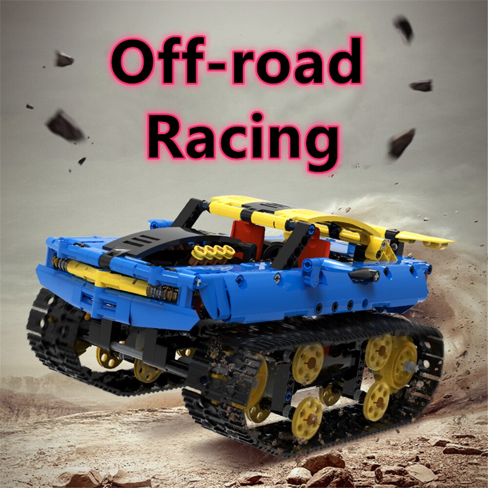 RC Racing Car Bricks Off-road Vehicle Tank Electric Building Blocks Technical APP Program Control Driving Toys Boy Gifts 572 PCS