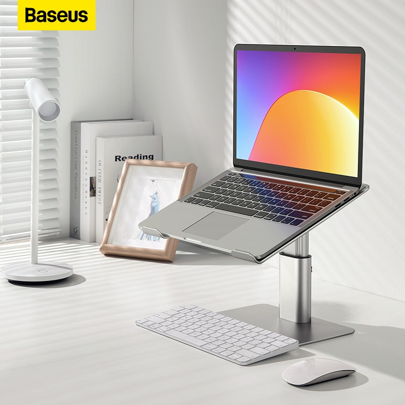 Baseus Laptop Stand Metal Adjustable Notebook Stand Heat Dissipation Desktop Laptop Holder For Laptop Macbook air Tablet iPad