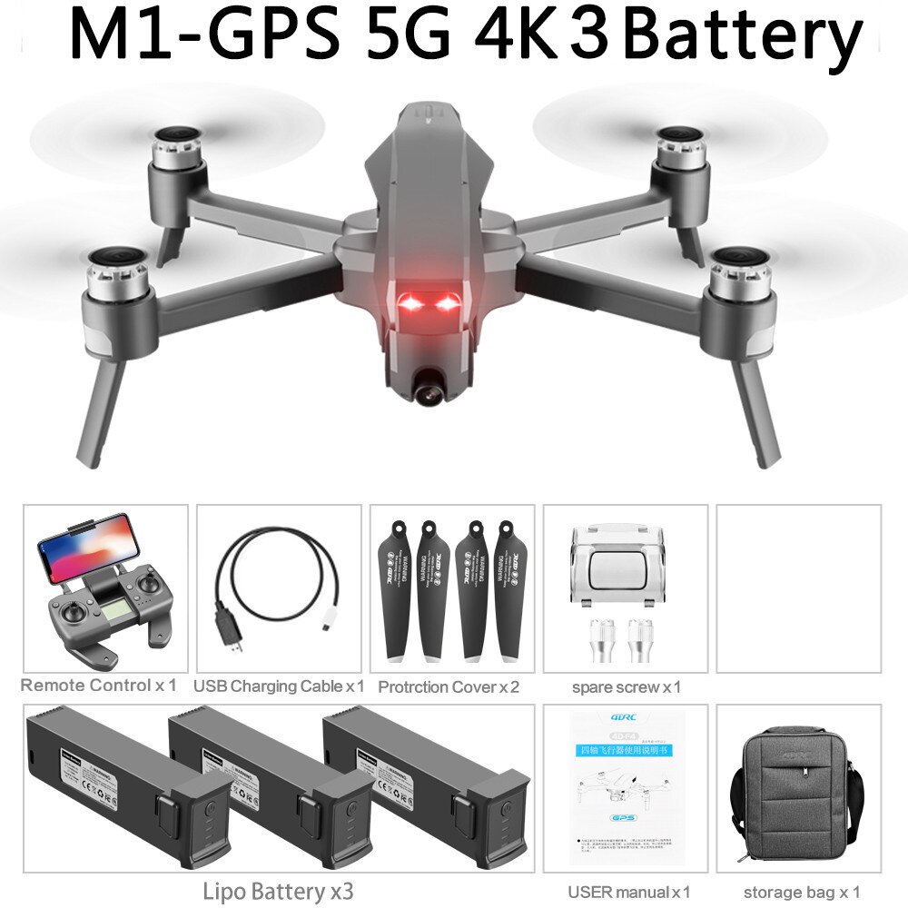 2021 M1 Pro 2 drone 4k HD mechanical 2-Axis gimbal camera 5G wifi gps system supports TF card drones distance 1.6km