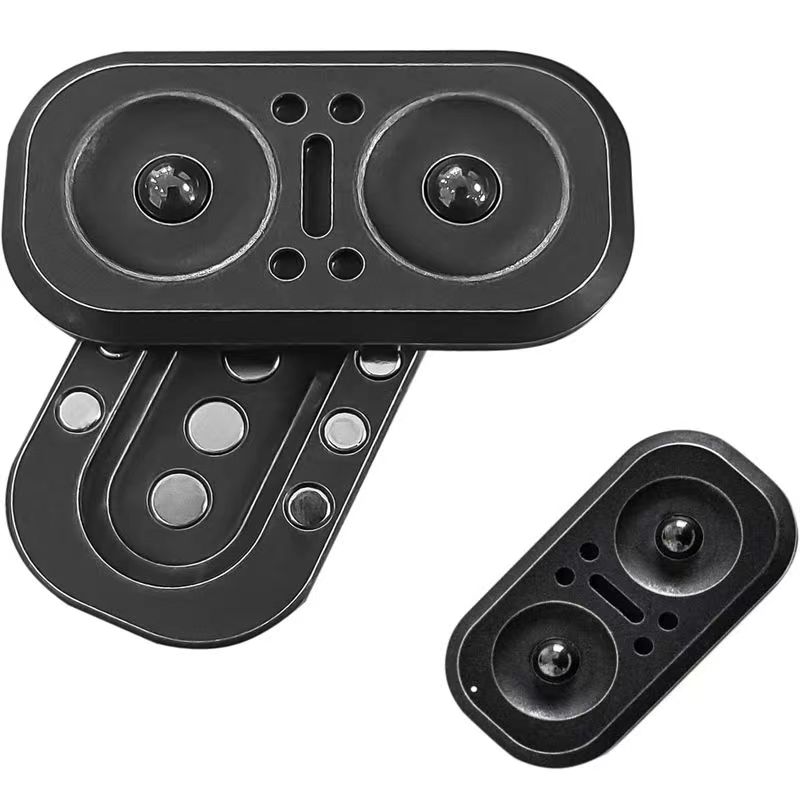 New 2 in 1 Owl Fidget Slider Metal Push Spinner For Adult ADHD Hand Sensory EDC Fidget Toys Office Desk Anxiety Stress Relief