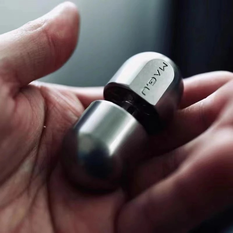 Magnetic Fidget Slider Adult EDC Metal Rotary  Fidget Toy ADHD Hand Spinner Autism Sensory Toys Anxiety Stress Relief Adult Gift