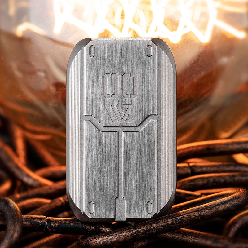 WANWU-EDC Reactive Armor Shield Slider Defense Tungsten Copper Moon Surface Stonewashed Tech EDC Adult Decompression Toy