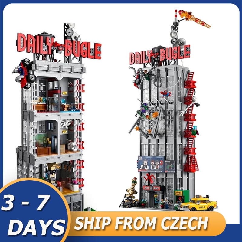 New Disney Daily Bugle Model Set 3772pcs Modular Building Blocks Bricks Educational Toy Birthday Gift