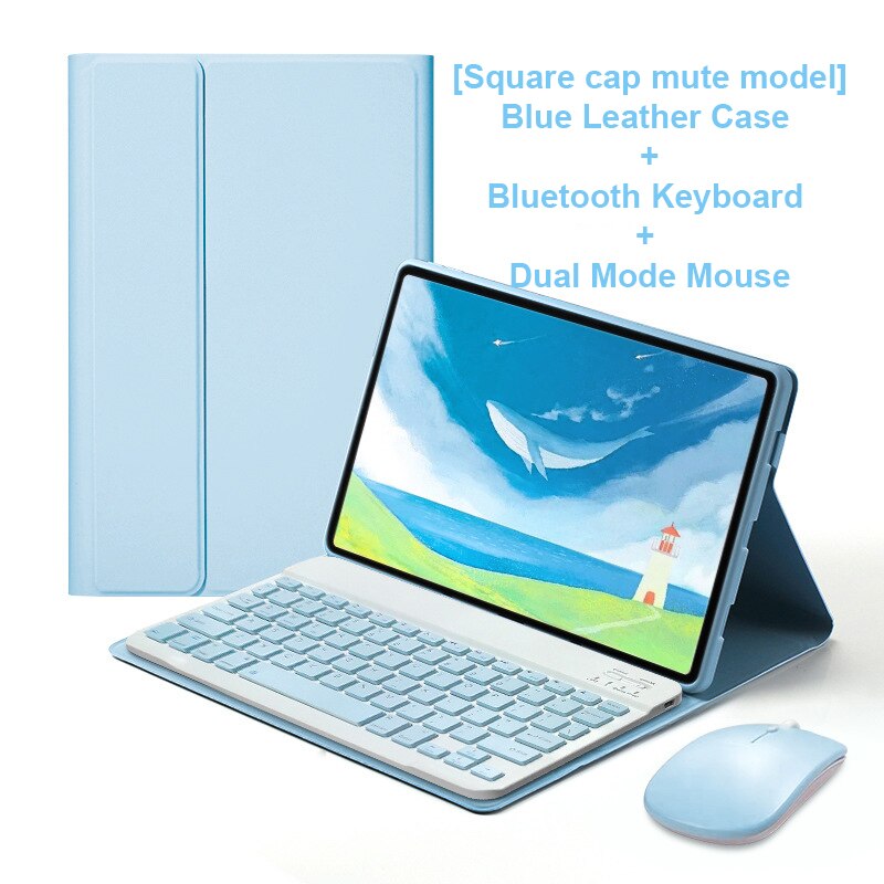 Tablet Case For Samsung Galaxy Tab A8 10.5 S6 Lite 10.4 S7 S8 11 S7 Plus S7 FE S8 Plus 12.4 Case with Bluetooth Keyboard Mouse
