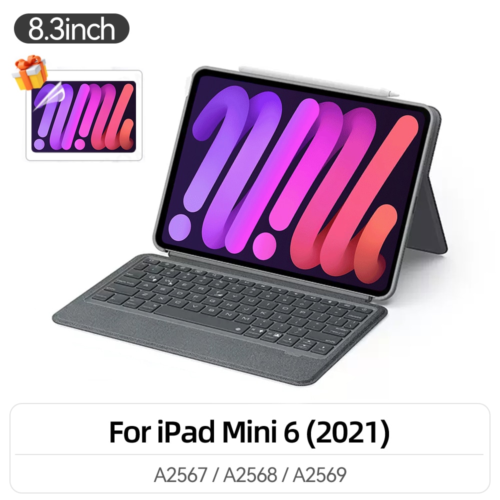 Magic Keyboard Case For iPad Pro 11 Pro 12.9 10.5 10.2 7/8/9th Air 4/5 10.9 With Wireless keyboard Magnetic separation Cover