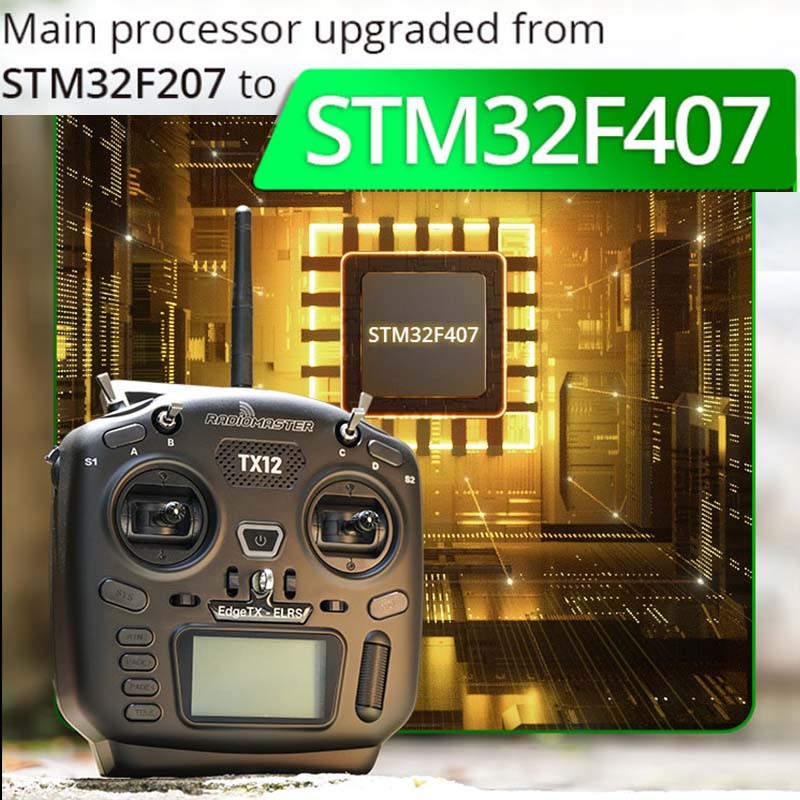 RadioMaster TX12 MK II ELRS / CC2500 EdgeTX Multi-Module Compatible Digital Radio Transmitter TBS CROSSFIRE MICRO TX Controller
