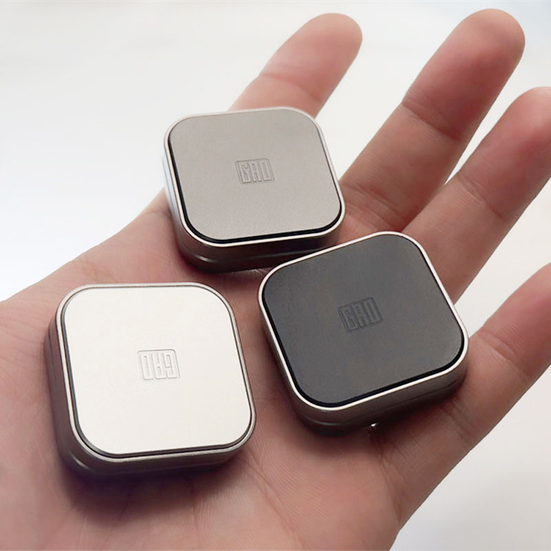 Gao Studio Square Blocks Magnetic Fidget Slider EDC Adult Metal Fidget Toys Autism ADHD Hand Spinner Anti-anxiety Stress  Relief