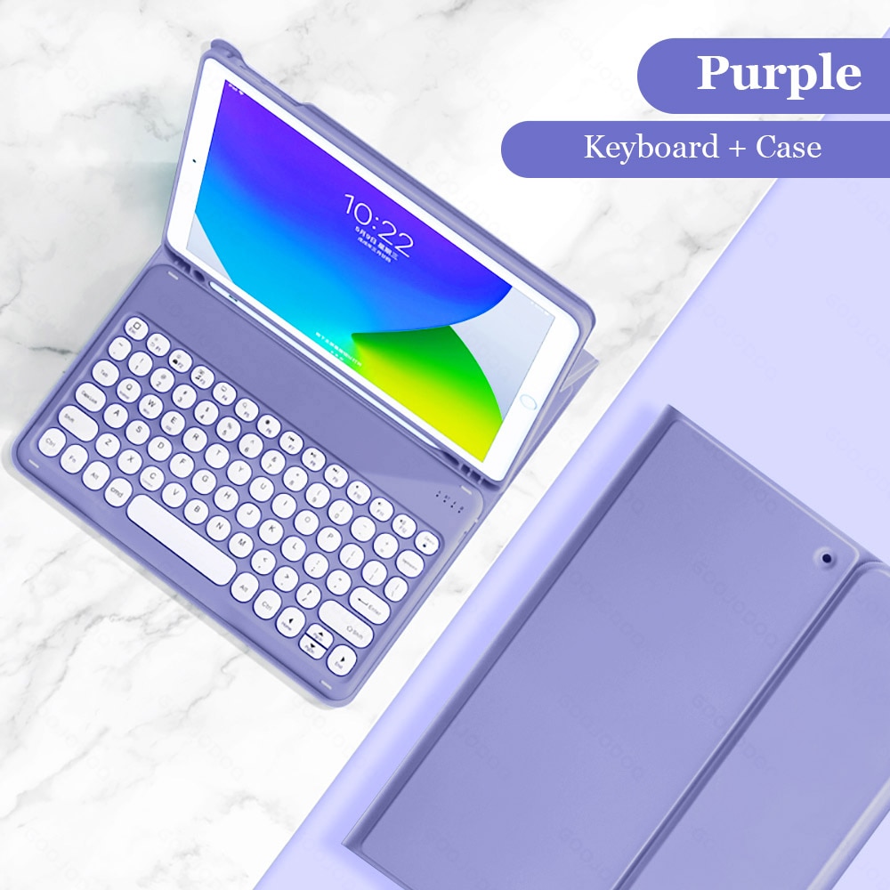 For iPad Air 4 Case Air 5 with Keyboard for iPad Pro 11 Case for iPad 9th Generation 8th Gen Case 10.2 10”2 Air 2 1 Air 3 Cover