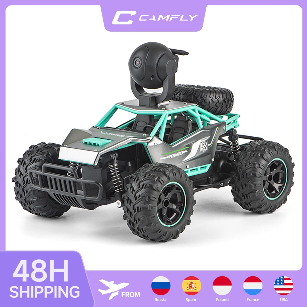 Camfly C039W-3 RC Car With 1080P WIFI FPV HD Camera 2.4G 4WD Off-Road High Speed Climbing Car Remote Control Toys For Gift