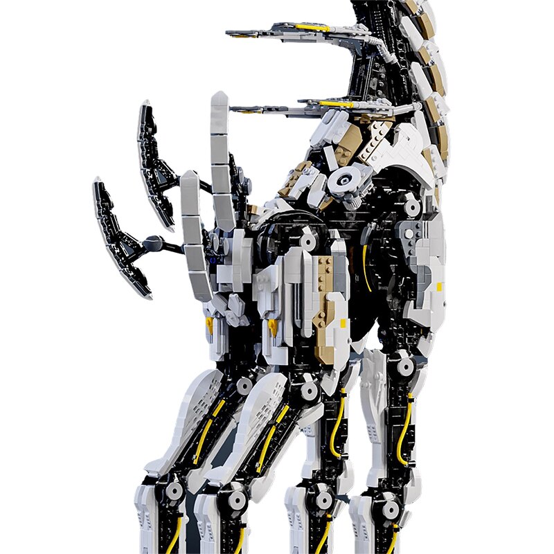 New MOC Horizon Zero Dawned Long-necked Beast Action Figure Building Block Mechanical Monster Mech Constructor Bricks Boy Toys