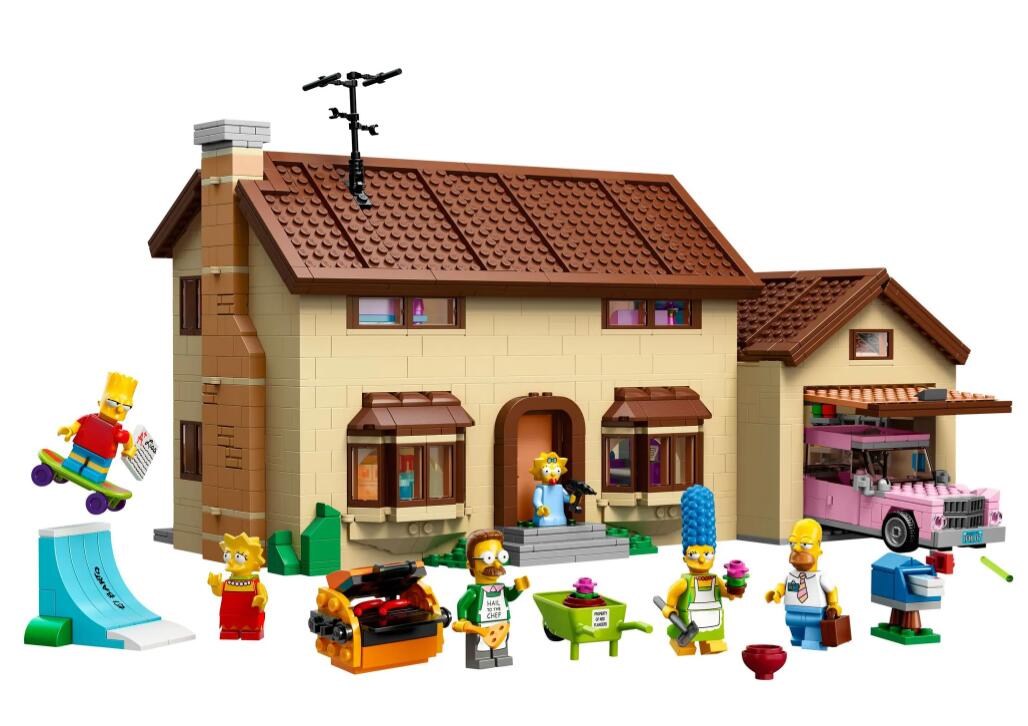 2523pcs In Stock 71006  house A house building block toy