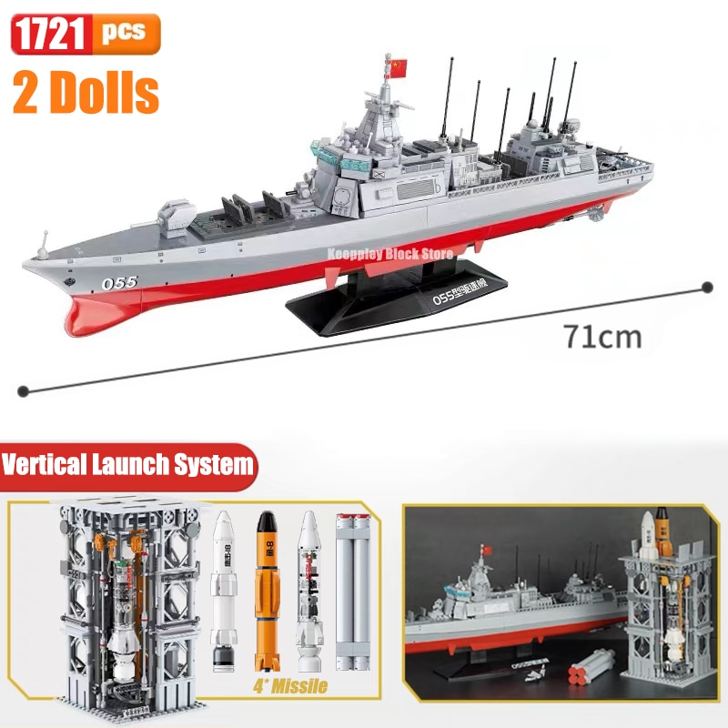 Sembo Block ShanDong Aircraft Carrier With LED Building Blocks Military Battleship Brick Weapon Warship Toys Warcraft Ship Boat