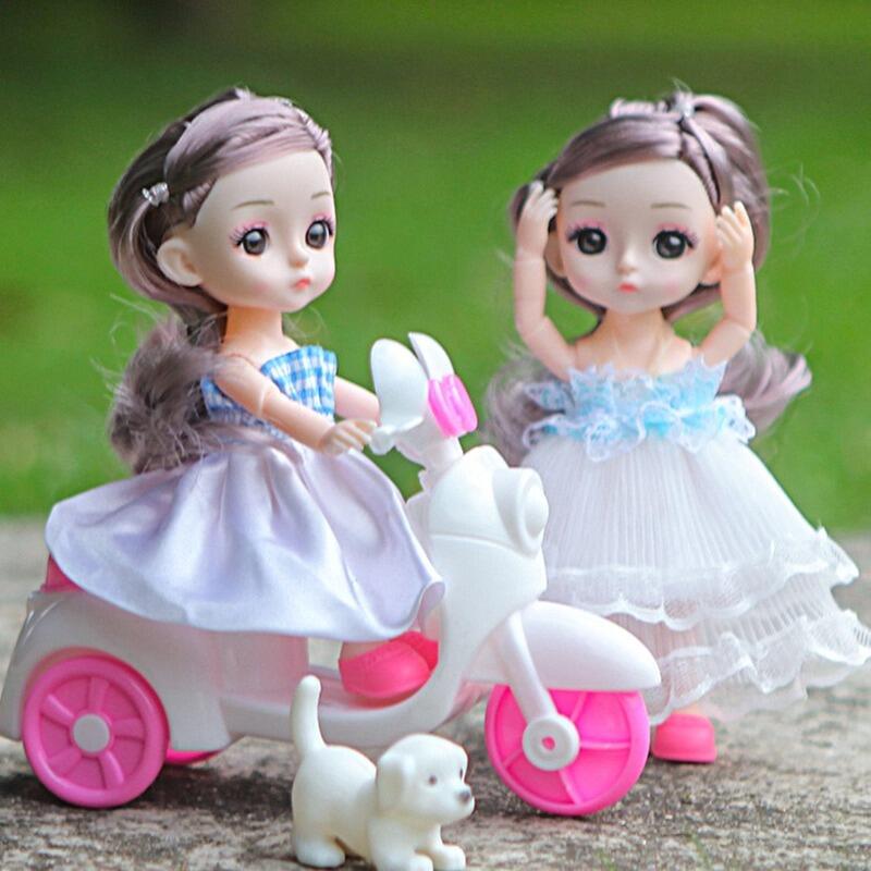 8pcs/Set BJD Jointed Doll 16cm13 Ball Joints Fashion Dolls With Full Set Clothes Dress Up Girl Toy Birthday Gift