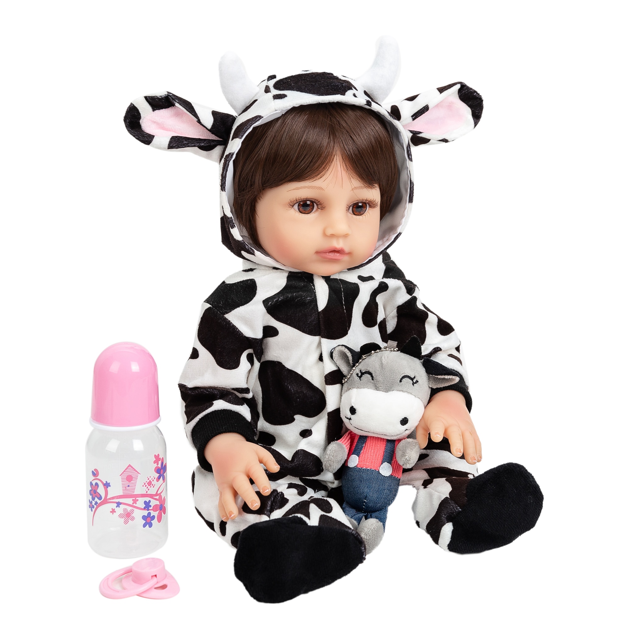 Baby doll Reborn Doll Silicone Body Can Take Bath With Pacifier Magnetic Christmas Gifts For Children Send From Brasi