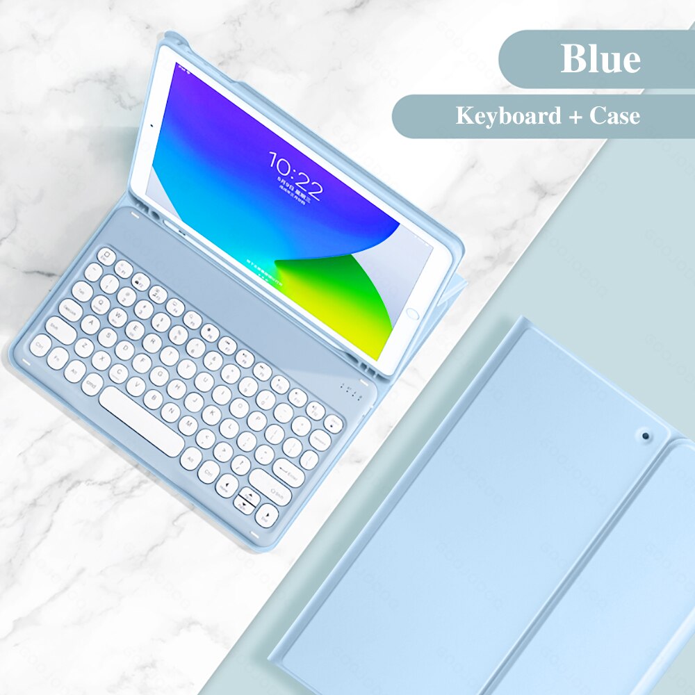 For iPad Air 4 Case Air 5 with Keyboard for iPad Pro 11 Case for iPad 9th Generation 8th Gen Case 10.2 10”2 Air 2 1 Air 3 Cover