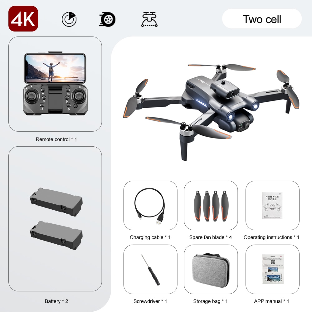 S1S Mini 4k Drone Profesional 8K HD Camera Obstacle Avoidance Aerial Photography Brushless Foldable Quadcopter 3km 2023 New