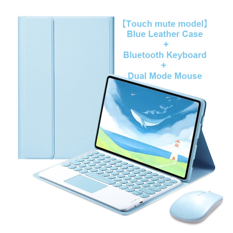 Tablet Case For Samsung Galaxy Tab A8 10.5 S6 Lite 10.4 S7 S8 11 S7 Plus S7 FE S8 Plus 12.4 Case with Bluetooth Keyboard Mouse