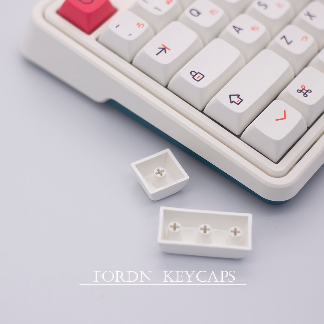 Fendai 118 Keys XDA Profile PBT Keycaps Personalized Japanese Cute Keyboard Keycaps for Mechanical Keyboard Custom Key caps