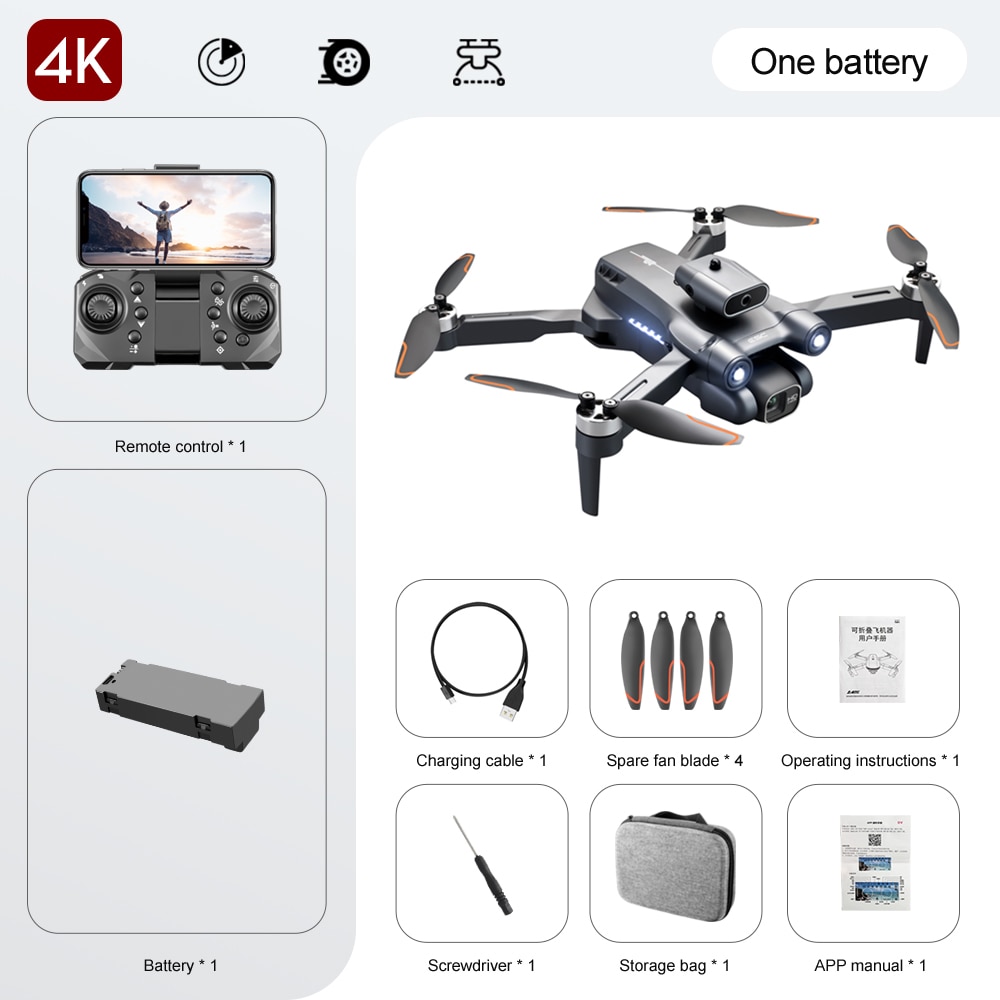 S1S Mini 4k Drone Profesional 8K HD Camera Obstacle Avoidance Aerial Photography Brushless Foldable Quadcopter 3km 2023 New