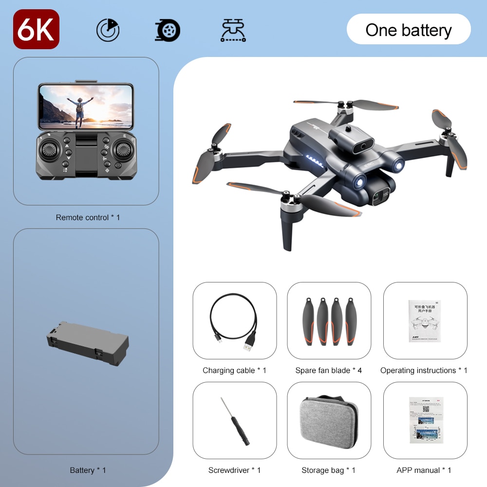S1S Mini 4k Drone Profesional 8K HD Camera Obstacle Avoidance Aerial Photography Brushless Foldable Quadcopter 3km 2023 New