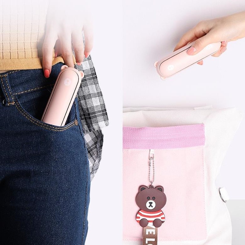 Mini Portable Usb Fan Handheld Electric Fans Rechargeable Silent Pocket Cooling Hand Eventail With Light