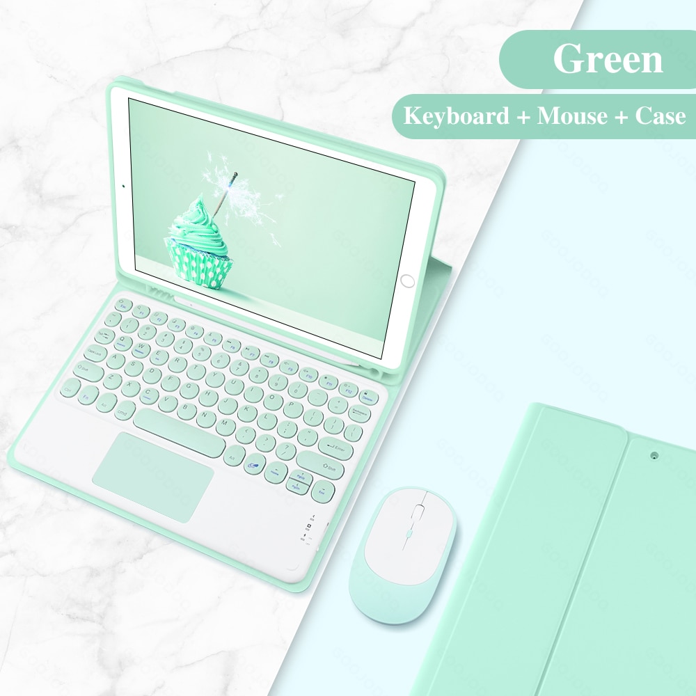 For iPad Air 4 Case Air 5 with Keyboard for iPad Pro 11 Case for iPad 9th Generation 8th Gen Case 10.2 10”2 Air 2 1 Air 3 Cover