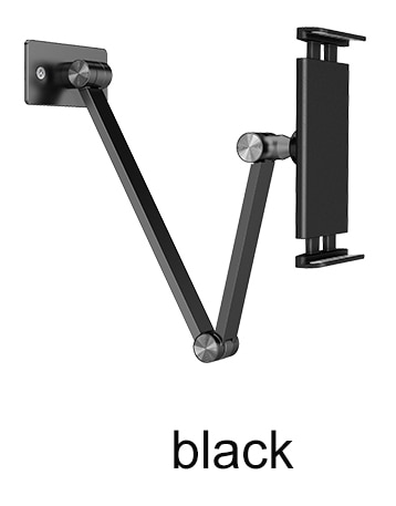 BW-1 Aluminum Kitchen Tablet Wall Mount Arm Foldable Adjustable 5-13 inch Tablet Mobile Phone Holder For iPad Pro 12.9