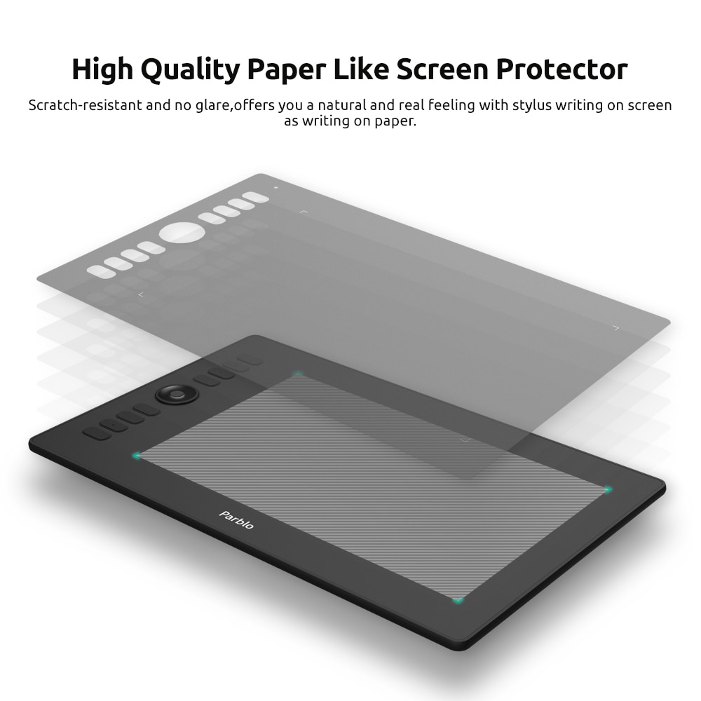 Parblo A610Pro 10×6.25’’ Graphic Drawing Tablet Support Phone Connected 8192 Pressure Digital Board Design Art Touch