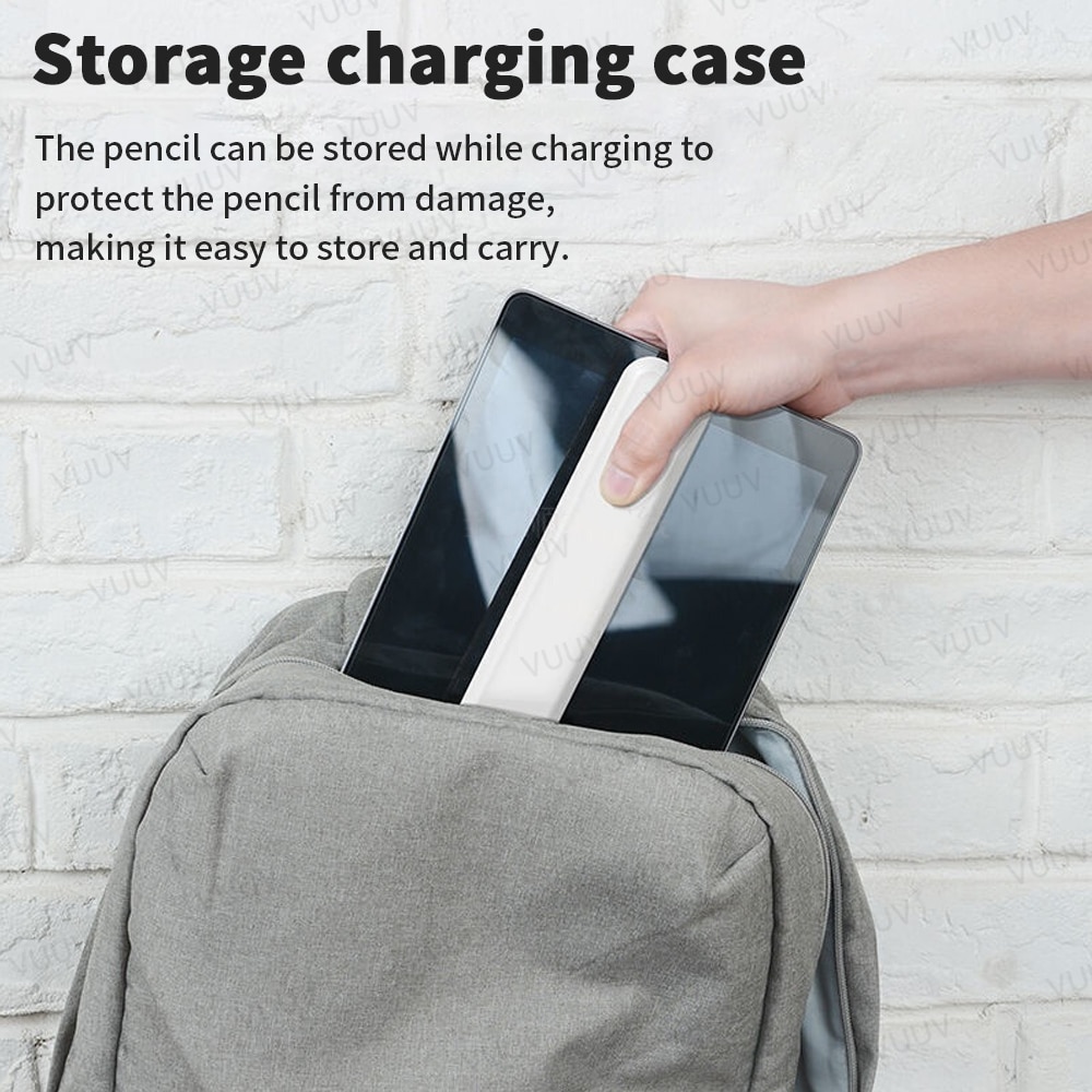 VUUV Pencil Charger For Apple Pencil 2, Charger Case For Apple Pencil 2nd Magnetic Wireless Charging Case With 400mAh Power Bank