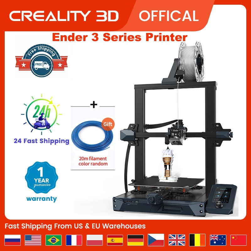 CREALITY 3D Printer Ender 3 S1/Ender 3 S1 PRO/Ender 3 V2 FDM Printer Smart Filament Sensor Self-assemble Printer Kit 3D Machine
