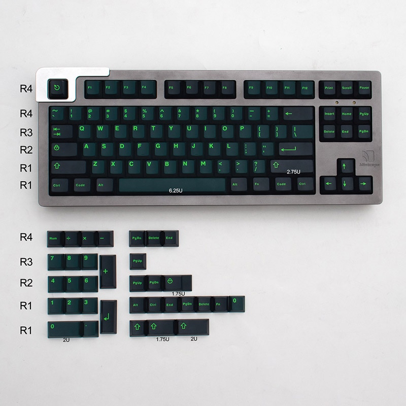 GMK WOB BOW 121 Keys Double Shot Keycap YMK keycap English Custom Personality Keycaps For Mechanical Keyboard 84/87/96/980/100