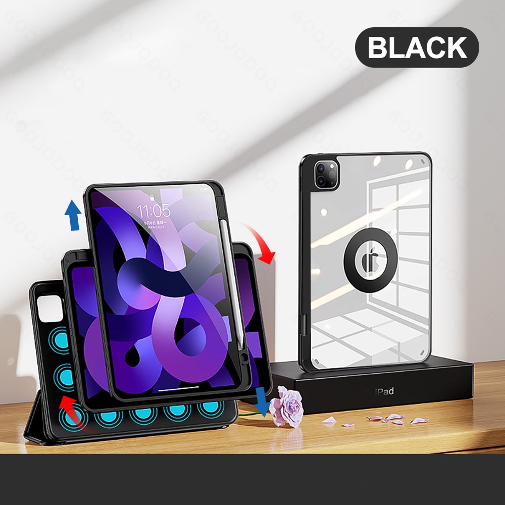 For iPad Air 5 case For iPad Air 4 5 For iPad Pro 11 10.2 7 8 9th Generation Case Funda 9 Generation Detachable Back Shell