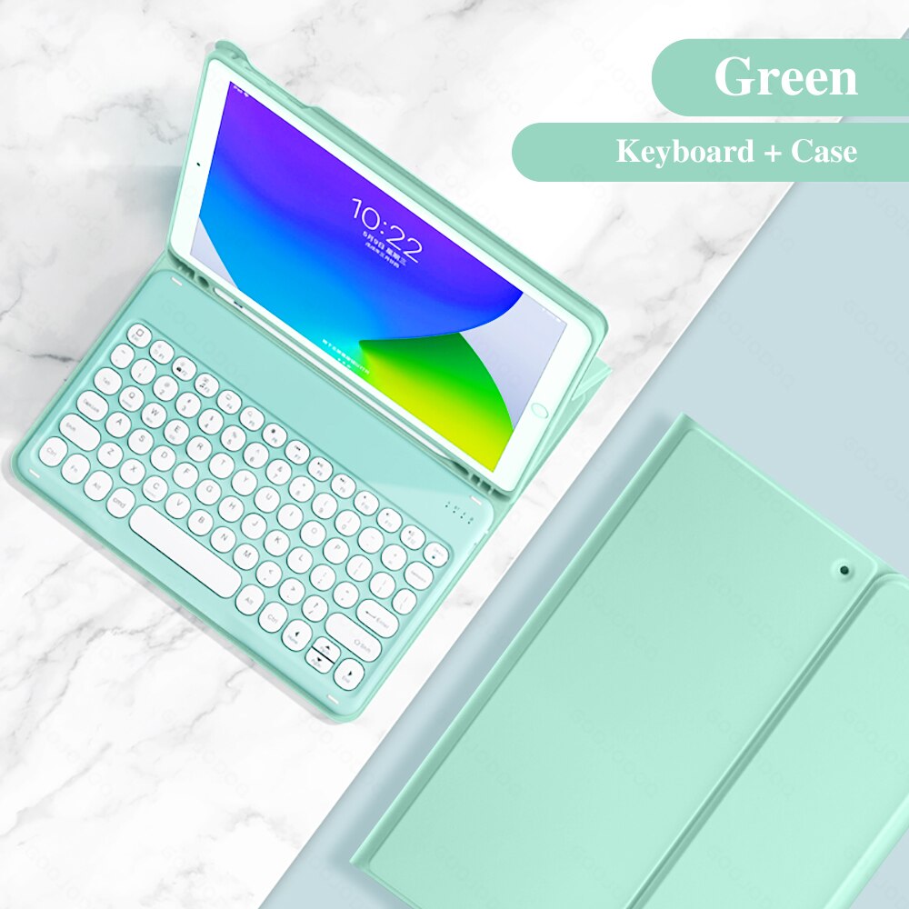 For iPad Air 4 Case Air 5 with Keyboard for iPad Pro 11 Case for iPad 9th Generation 8th Gen Case 10.2 10”2 Air 2 1 Air 3 Cover