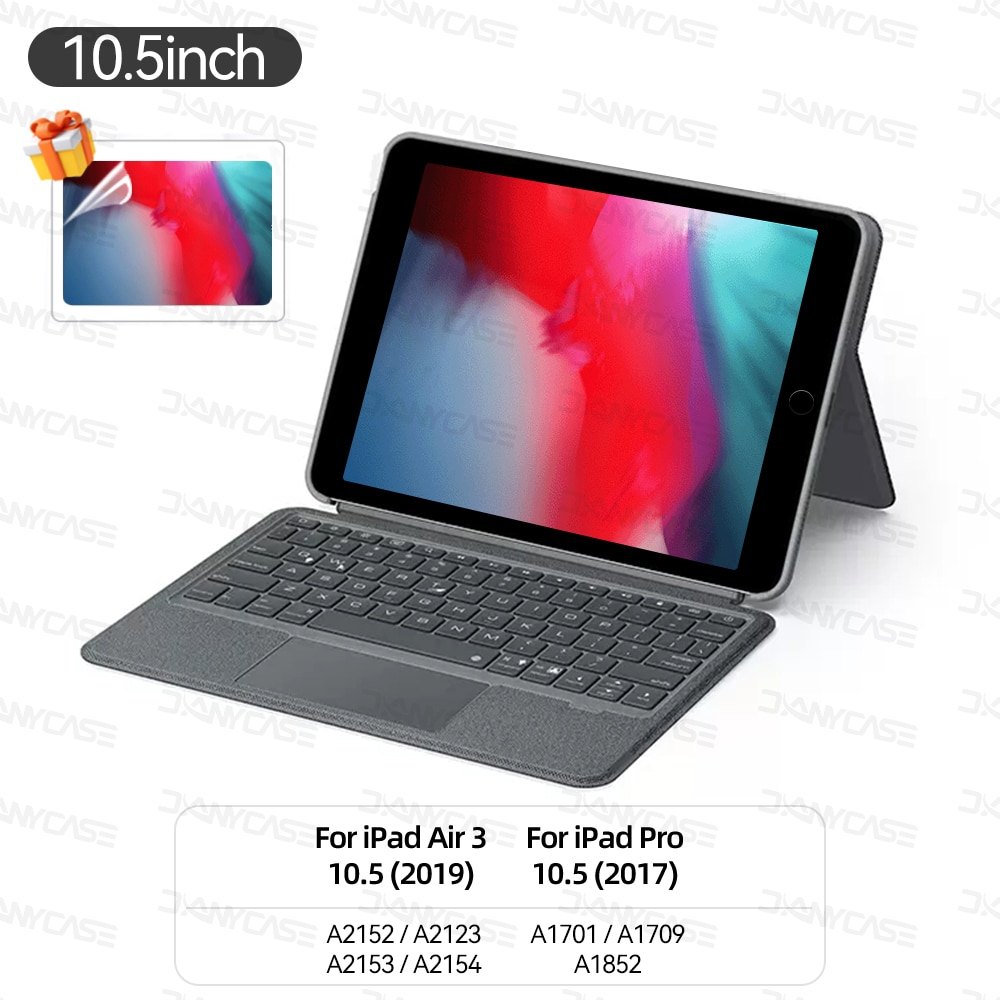 Magic Keyboard Case For iPad Pro 11 Pro 12.9 10.5 10.2 7/8/9th Air 4/5 10.9 With Wireless keyboard Magnetic separation Cover
