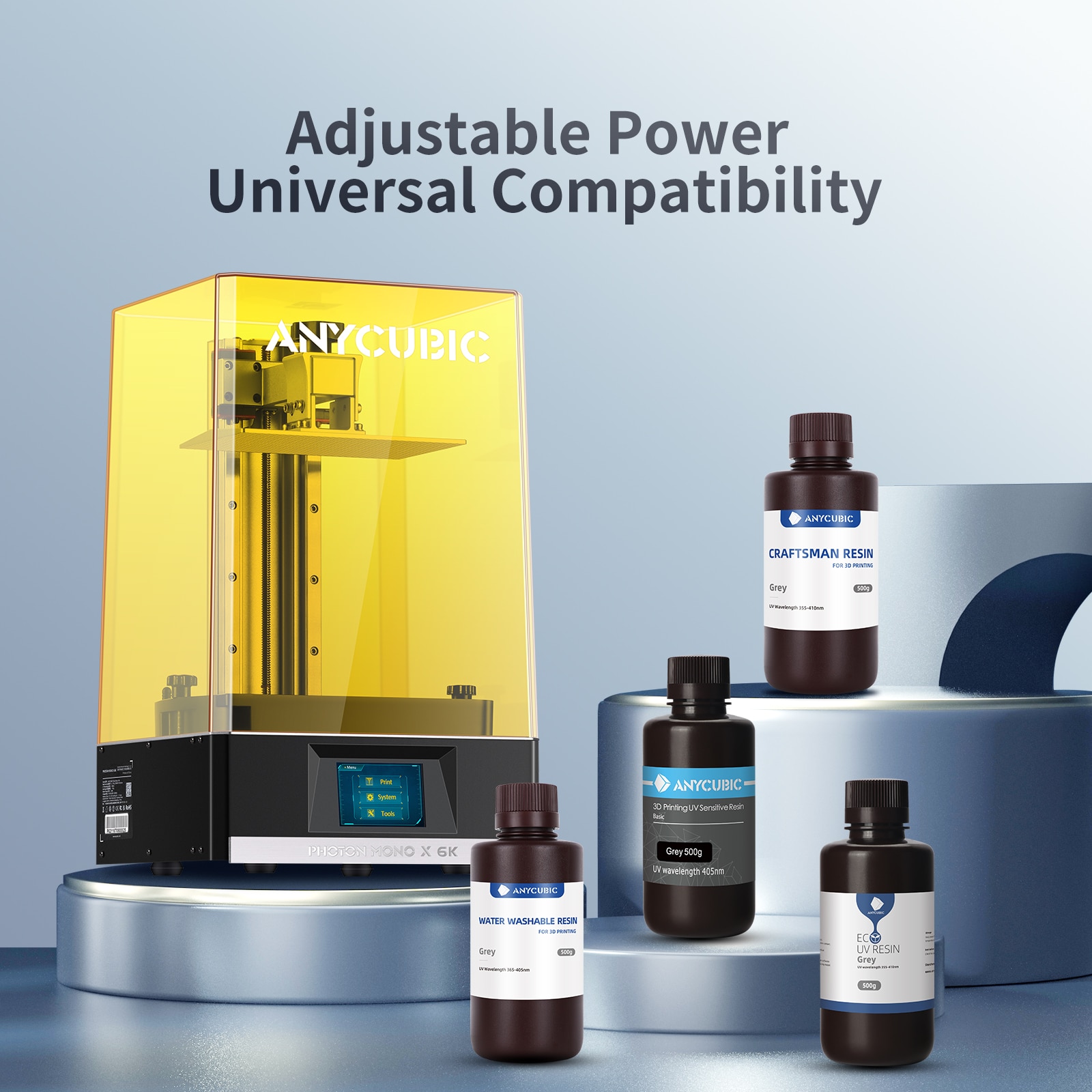 ANYCUBIC Photon Mono X 6K 8K M3 Premium 3D Printer UV Resin Printing Wash&Cure Machine SLA LCD 3d Printer Print impressora 3d