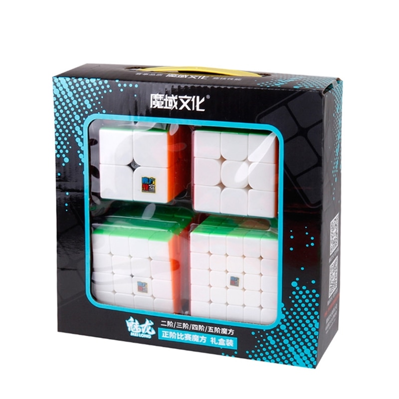 [Picube] MoYu Cubes Meilong 2345 Gift Box Profissional Magic Cube 2x2 3x3 4x4 5x5 Speed Cube Puzzle Cubo Magico Educational Toy