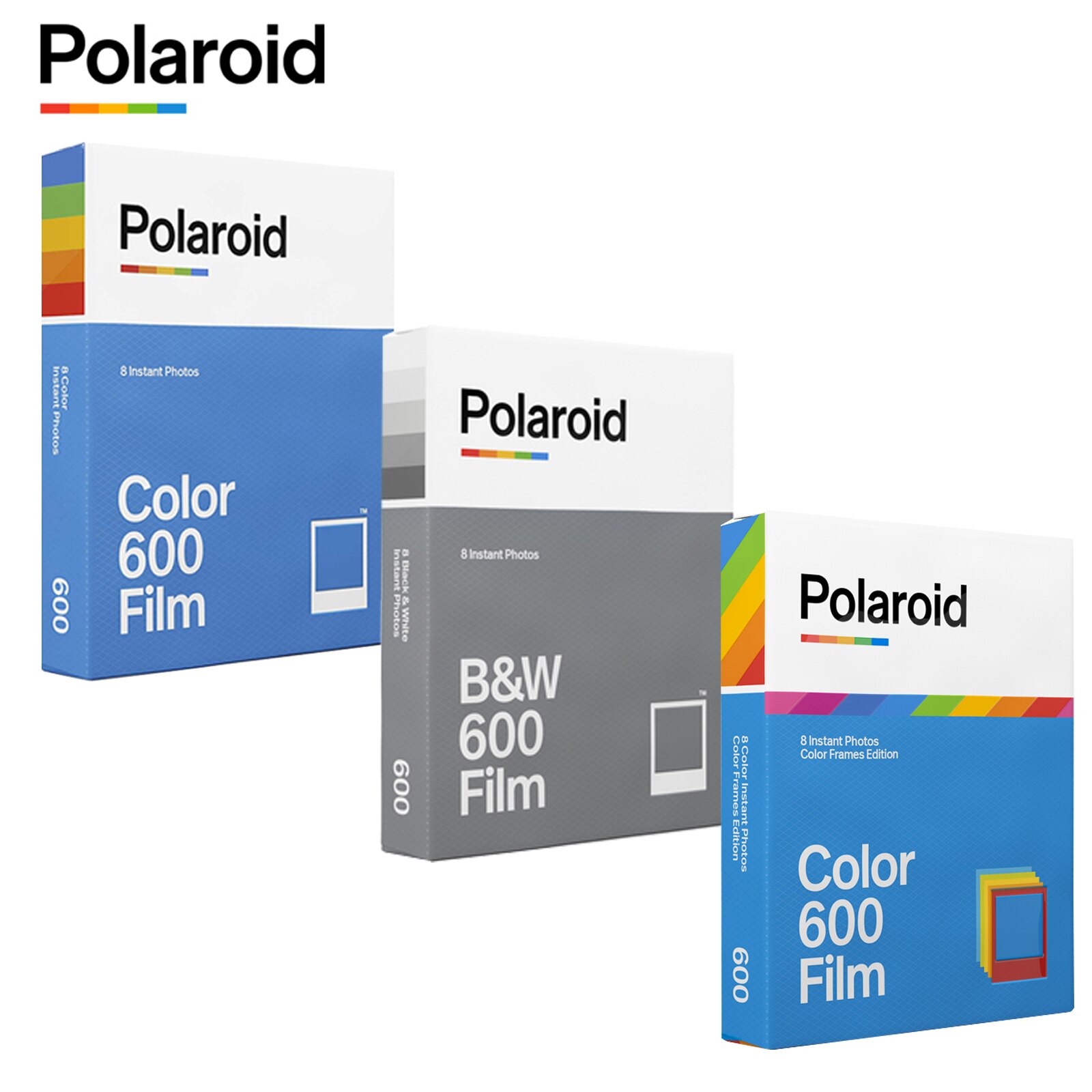 Polaroid Originals Instant 600 Color Film For Onestep2 Polaroid Now Onestep+ Instax Camera SLR680 636 637 640 650 660