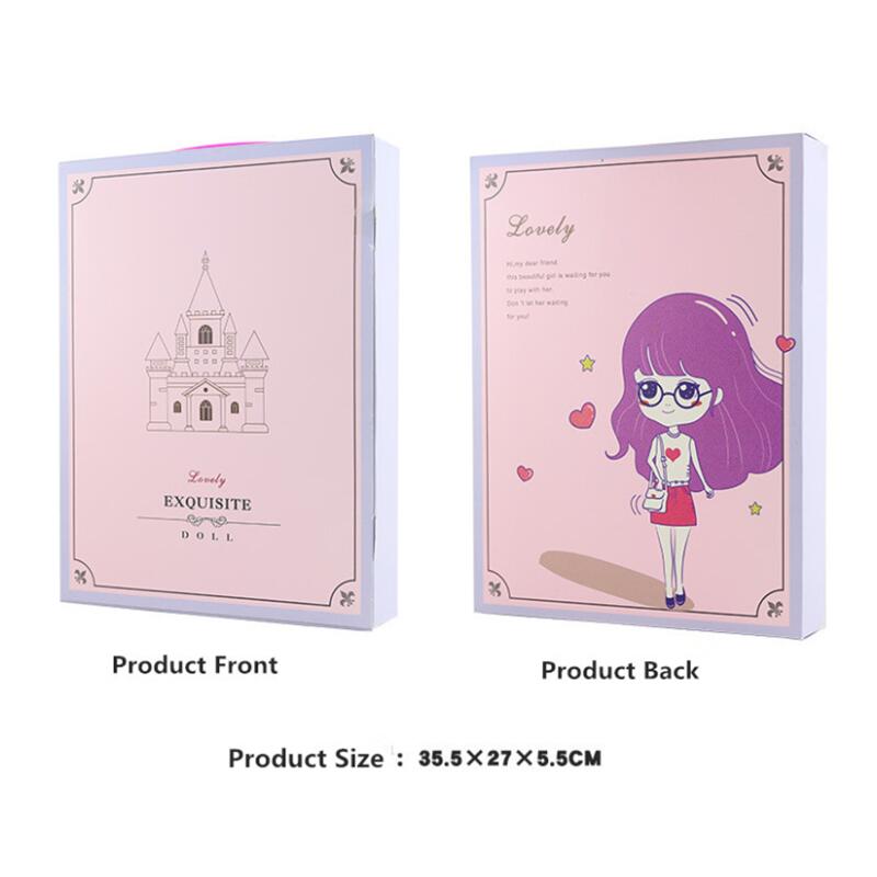 8pcs/Set BJD Jointed Doll 16cm13 Ball Joints Fashion Dolls With Full Set Clothes Dress Up Girl Toy Birthday Gift