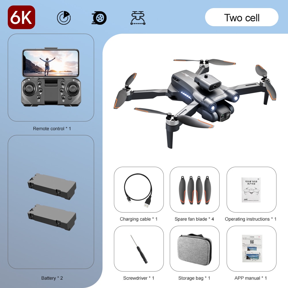 S1S Mini 4k Drone Profesional 8K HD Camera Obstacle Avoidance Aerial Photography Brushless Foldable Quadcopter 3km 2023 New