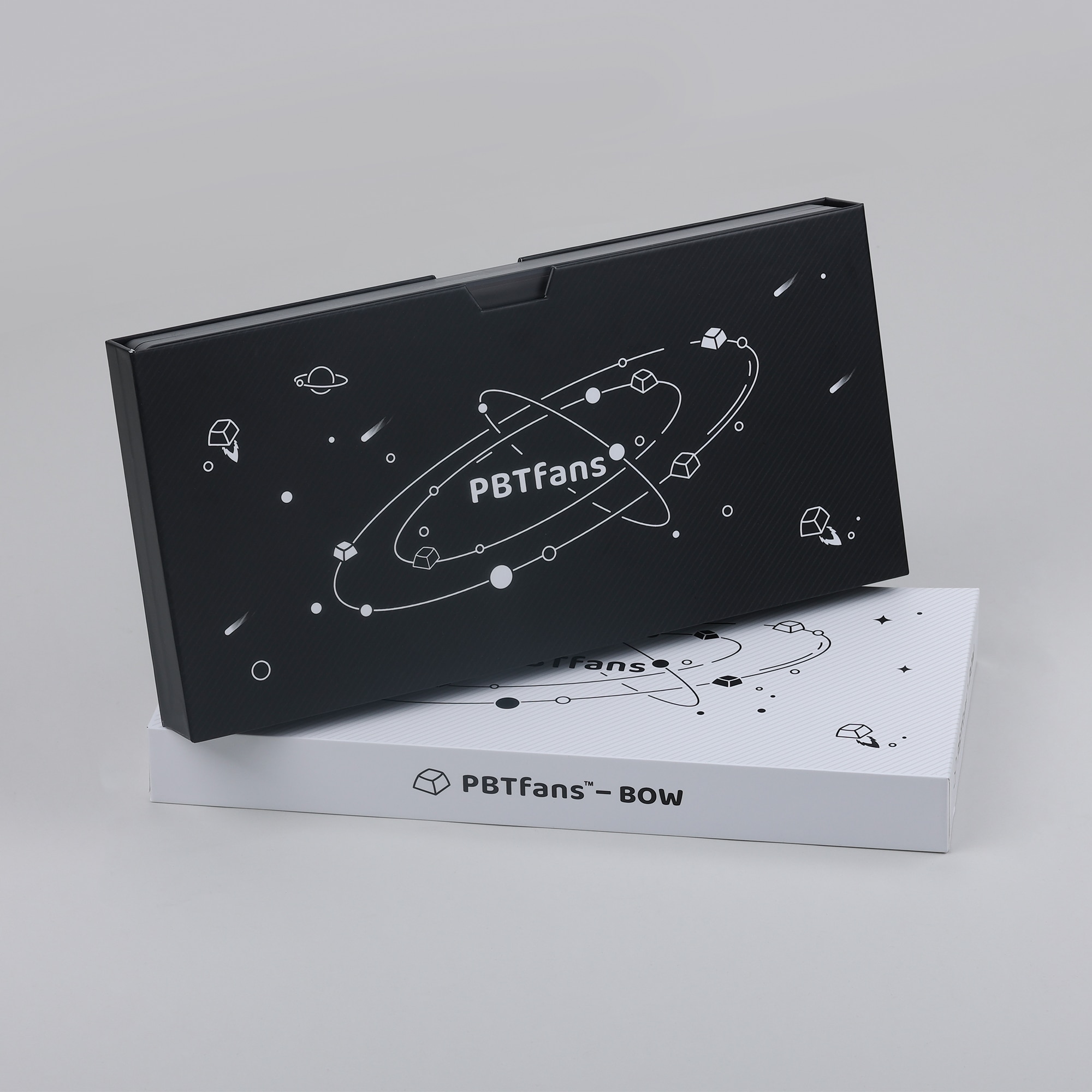 [Base kit] PBTfans WOB PBT Material Doubleshot Cherry Profile Keycaps Icon/Text Modifiers /ISO Enter/1.75U Shift/Command key