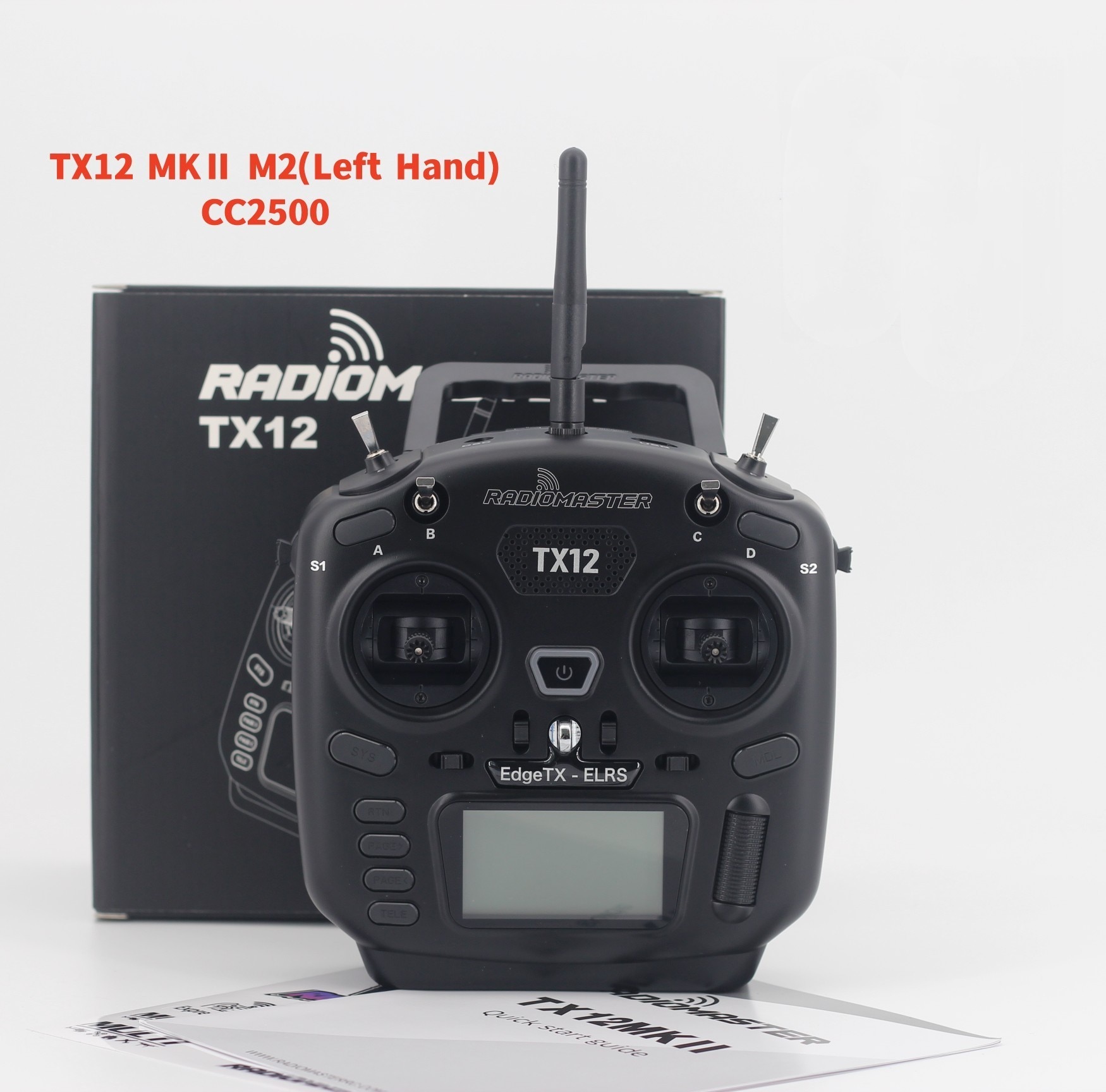 RadioMaster TX12 MK II ELRS / CC2500 EdgeTX Multi-Module Compatible Digital Radio Transmitter TBS CROSSFIRE MICRO TX Controller