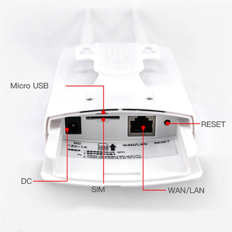 150mbps 3G 4G Wifi Router Sim Card Unlocked CAT4 LTE Wireless Modem Dual External Antennas Gateway Outdoor Routers for IP Camera