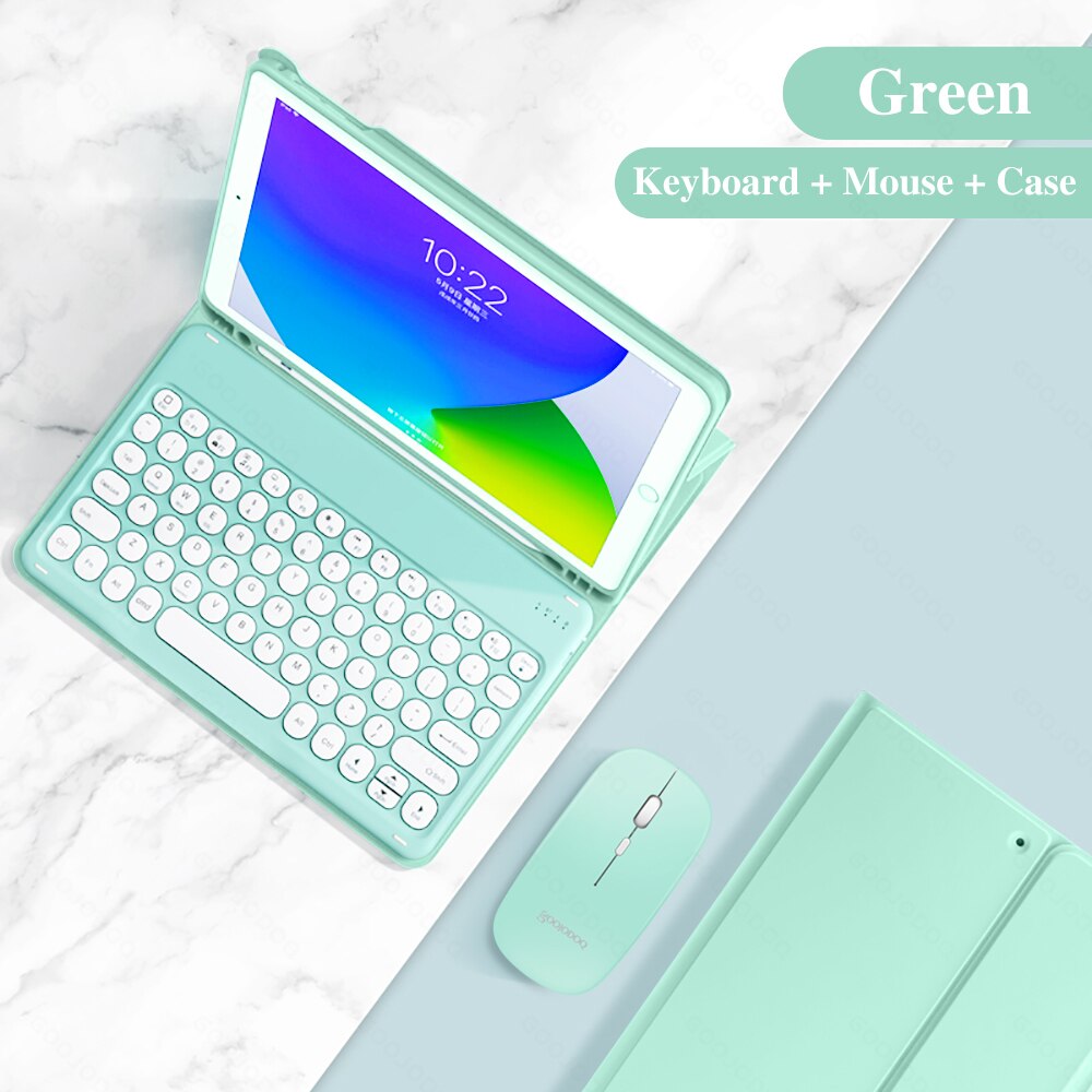 For iPad Air 4 Case Air 5 with Keyboard for iPad Pro 11 Case for iPad 9th Generation 8th Gen Case 10.2 10”2 Air 2 1 Air 3 Cover