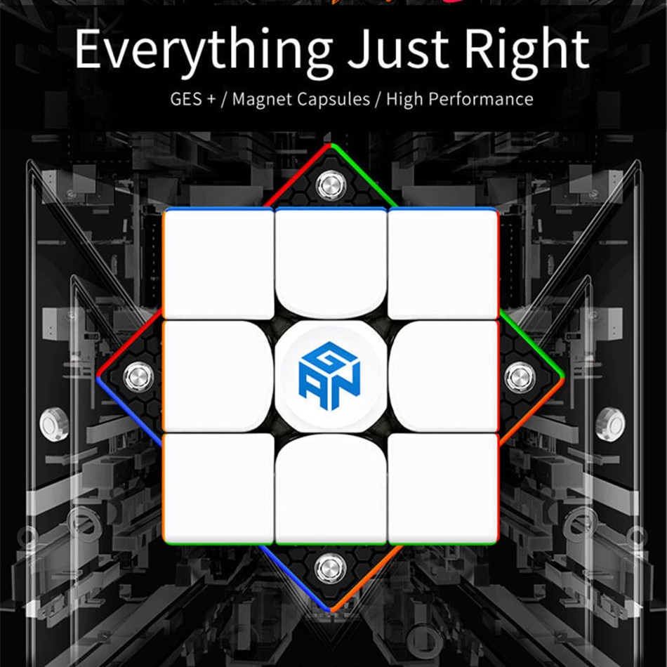 [Picube] Original GAN356 M 3x3x3 Magnetic Magic Cube 3x3 Speed GAN356M Puzzle GAN 356 M GES Magico cubo gancube Professional Toy