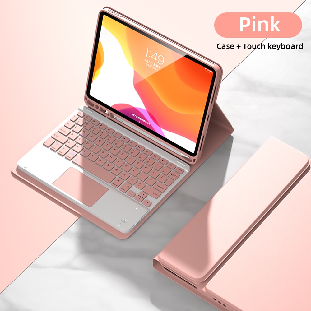 For iPad Keyboard Case For iPad Pro 11 2020 2021 Air 5 4 10.9 Mini 6 10.2 9/8/7th 2018 2017 5th 6th 9.7 Pro 10.5 Mini 4 5 Case