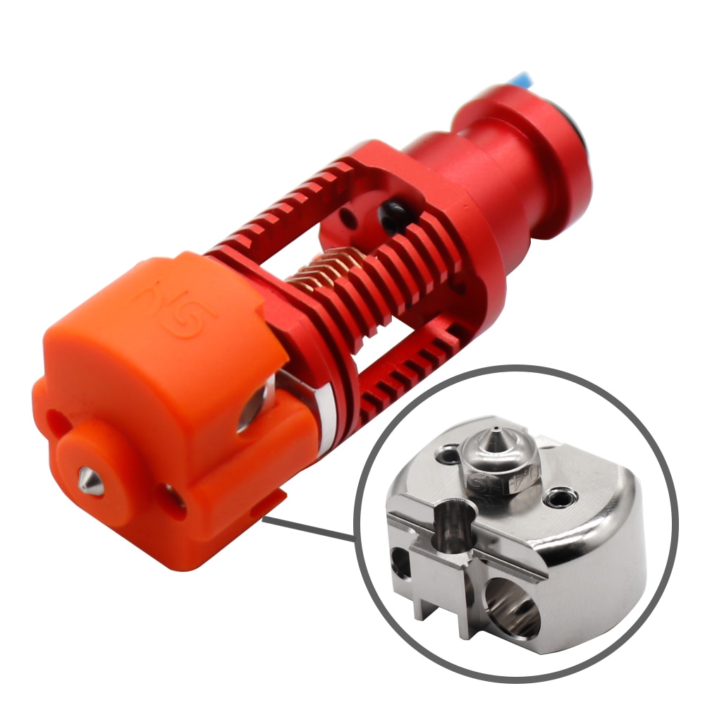 3D Red Lizard k1 V6 Hotend Bi-Metal  Assembled Plated Copper Hot end for Voron 2.4 Prusa I3 MK3 Titan V2 Extruder 3D Printer