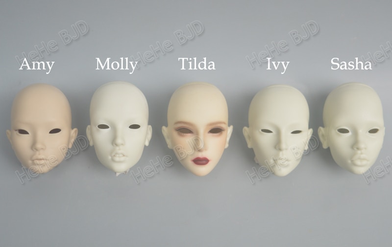 BJD 1/4 supermodel Ivy Sasha resin model figures toys movable neck HeHeBJD High Quality toys